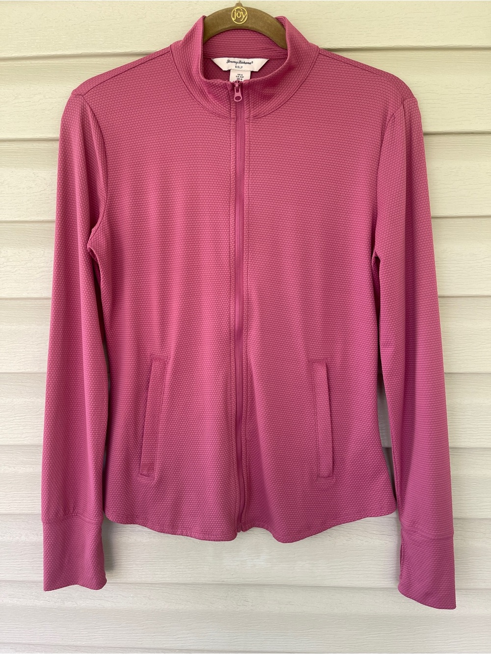 Tommy Bahama Women's Full-Zip Soft Pink Hue Top/Jacket Size Small